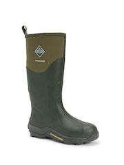 Muck Boots Green Muckmaster Hi Wellington Boots - Image 4 of 8