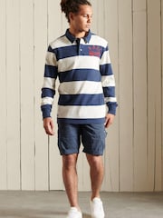 Superdry Navy Studios Core Chino Shorts - Image 3 of 6