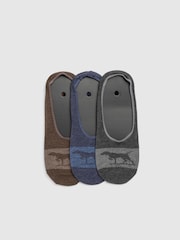 Rodd & Gunn Natural Gunner Lo Show Socks 3 Pack - Image 1 of 2