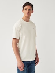 Blue/Sage/White/Charcoal Regular Fit 100% Cotton T-Shirts 4 Pack - Image 2 of 14