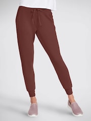 Skechers Burgundy Red Skechluxe Restful Joggers - Image 1 of 3