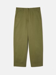 Jigsaw Green Nevis 100% Cotton Chino Trousers - Image 5 of 5