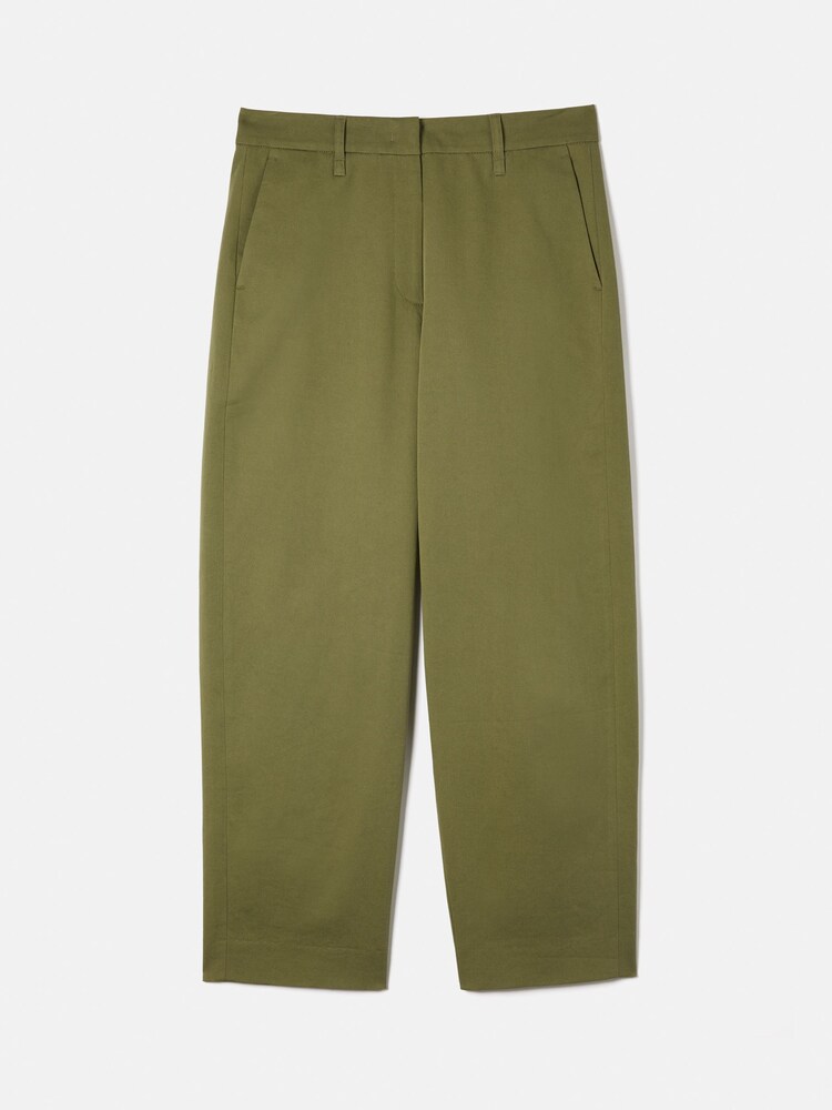 Jigsaw Green Nevis 100% Cotton Chino Trousers - Image 5 of 5