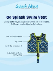 Splash About Turtle Tide Blue Go Splash Swim Vest - Image 8 of 8