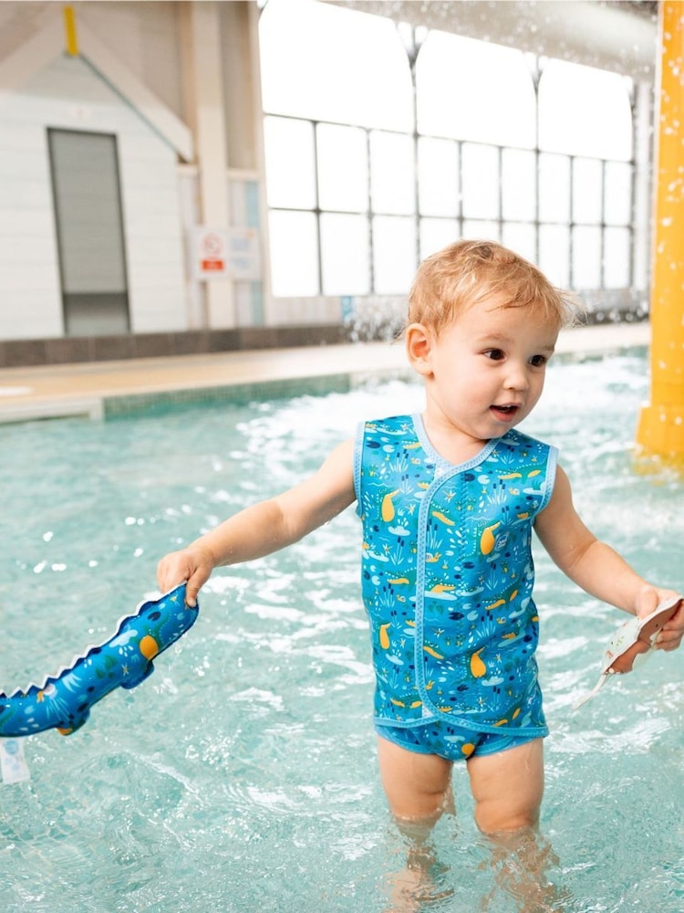 Splash About Blue Baby Wrap Wetsuit - Image 1 of 8 Splash About Blue Baby Wrap Wetsuit - Image 1 of 8