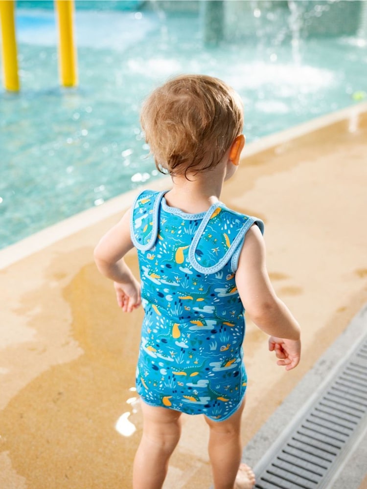 Splash About Blue Baby Wrap Wetsuit - Image 2 of 8 Splash About Blue Baby Wrap Wetsuit - Image 2 of 8