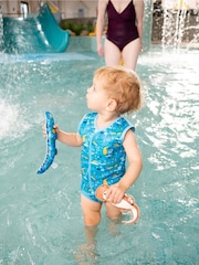 Splash About Blue Baby Wrap Wetsuit - Image 4 of 8