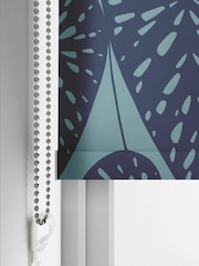 MissPrint Blue Leaf Tropics Made to Measure Roller Blinds - Image 5 of 6