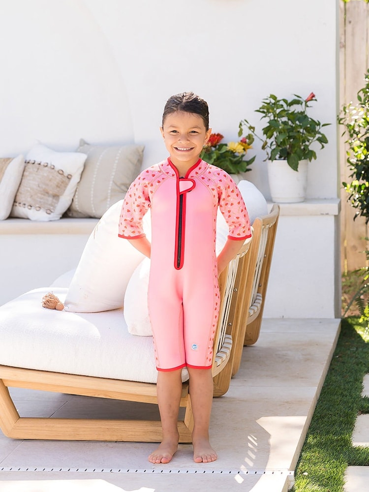 Splash About Pink Shorty Wetsuit - Image 1 of 7 Splash About Pink Shorty Wetsuit - Image 1 of 7