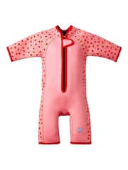 Splash About Pink Shorty Wetsuit - Image 6 of 7