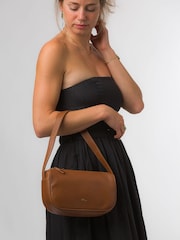 Pure Luxuries London Alicia Nappa Leather Grab Bag - Image 1 of 6