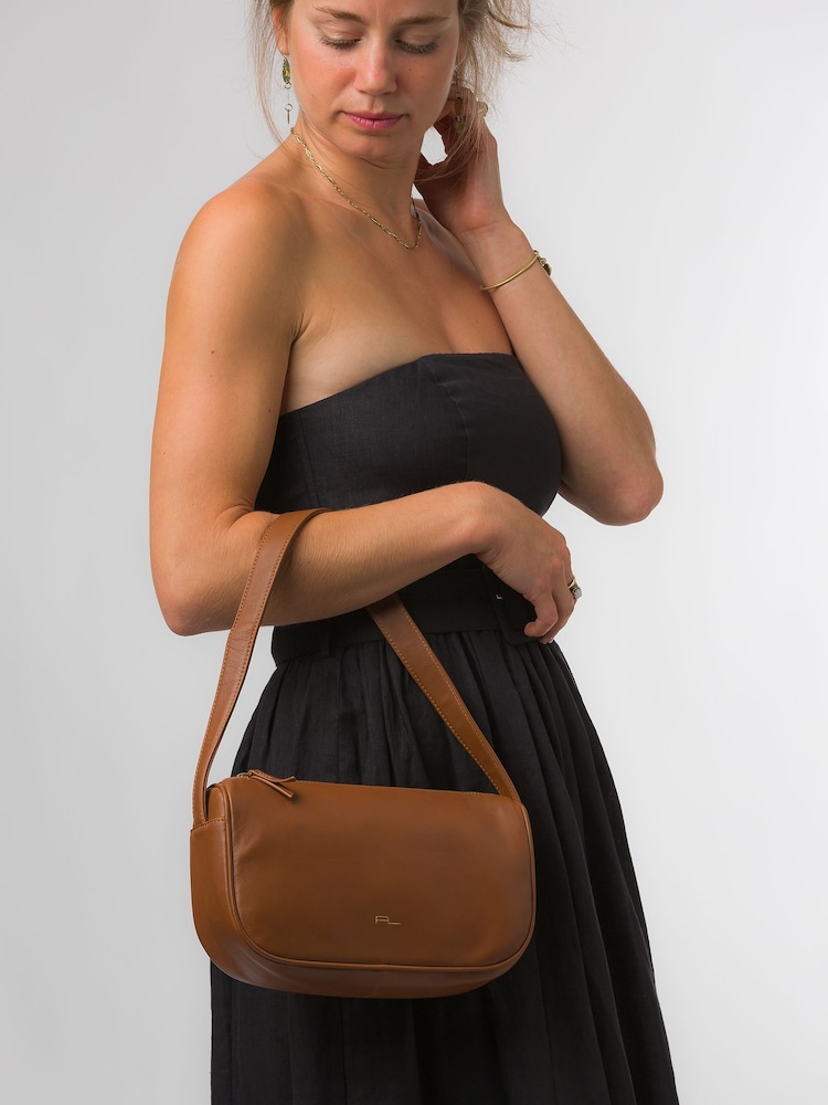 Pure Luxuries London Alicia Nappa Leather Grab Bag - Image 1 of 6