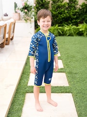 Splash About Blue Shorty Wetsuit - Image 1 of 7