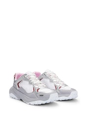 HUGO Grey GO1ST Trainers - Image 3 of 5