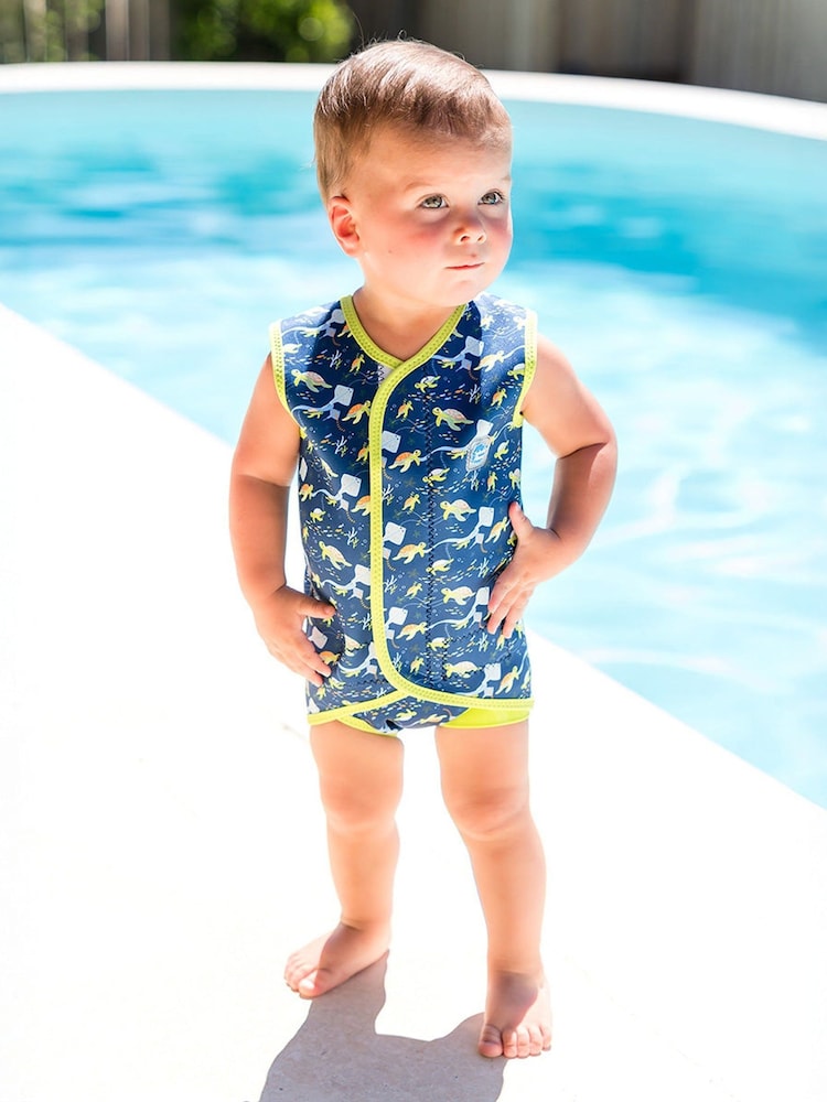 Splash About Blue Baby Wrap Wetsuit - Image 1 of 6 Splash About Blue Baby Wrap Wetsuit - Image 1 of 6