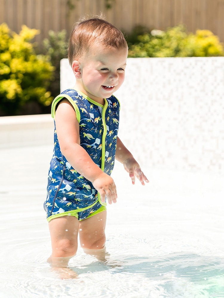 Splash About Blue Baby Wrap Wetsuit - Image 2 of 6 Splash About Blue Baby Wrap Wetsuit - Image 2 of 6