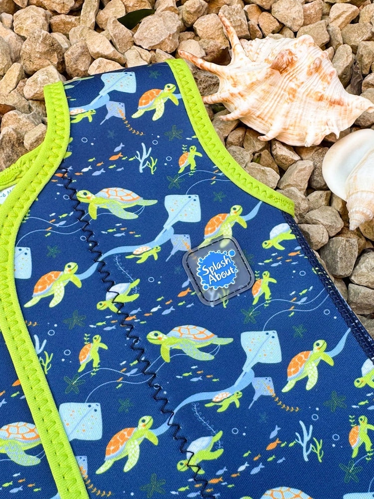 Splash About Blue Baby Wrap Wetsuit - Image 6 of 6 Splash About Blue Baby Wrap Wetsuit - Image 6 of 6
