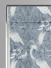 Laura Ashley Midnight Blue Tregaron Made to Measure 100% Cotton Roman Blinds - Image 3 of 6