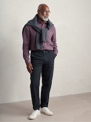 Seasalt Cornwall Purple Curator Shirt - Image 3 of 5