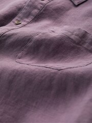 Seasalt Cornwall Purple Curator Shirt - Image 5 of 5