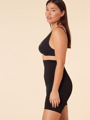 ETAM Black Medium Power By Control Mid-Thigh Shorts - Image 3 of 5