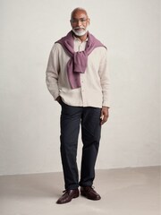 Seasalt Cornwall Natural Curator 100% Linen Shirt - Image 1 of 4