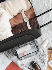 Flight Knight 56x45x25cm Easy Jet Overhead Soft Case Cabin Carry On Suitcase Hand Mono Canvas Luggage - Image 5 of 7