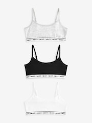 Monochrome Strappy Crop Top 3 Pack (5-16yrs) - Image 1 of 6