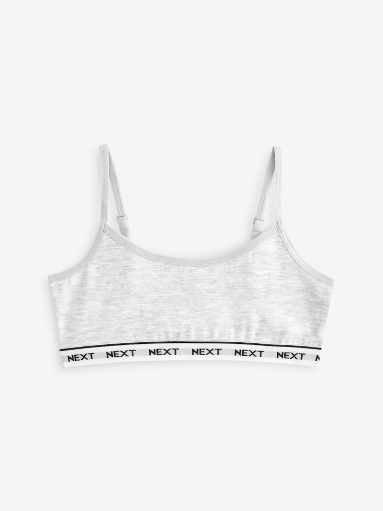 Monochrome Strappy Crop Top 3 Pack (5-16yrs) - Image 2 of 6