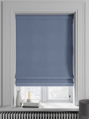 Danube Blue Soho Made To Measure Roman Blind - Image 1 of 6