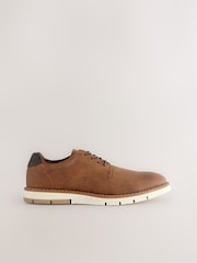 Tan Brown Sports Wedges Shoes - Image 2 of 7