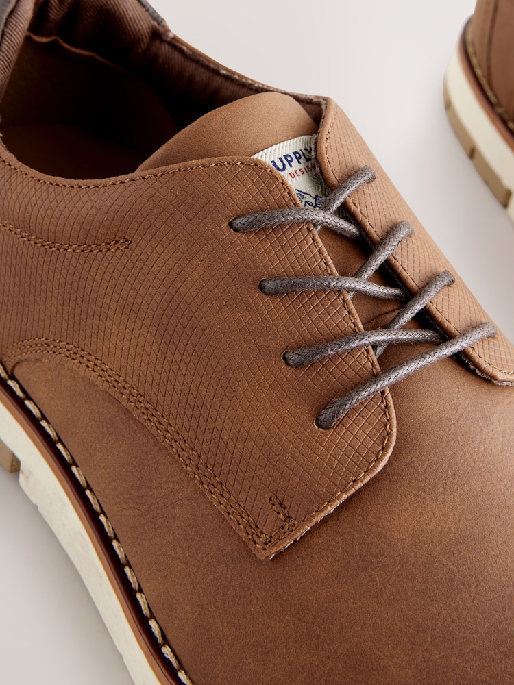 Tan Brown Sports Wedges Shoes - Image 6 of 7