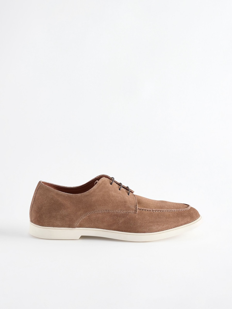 Stone - Schürzen schuhe aus Veloursleder - Bild 2 von 5 Stone - Schürzen schuhe aus Veloursleder - Bild 2 von 5