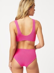 ETAM Pink ETAM One Size Fits All Stretch Bralette Bikini Top - Image 3 of 5