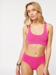 ETAM Pink ETAM One Size Fits All Stretch Bralette Bikini Top - Image 4 of 5