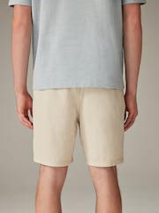 Stone Washed Cotton Elasticated Waist Shorts - Image 3 of 10