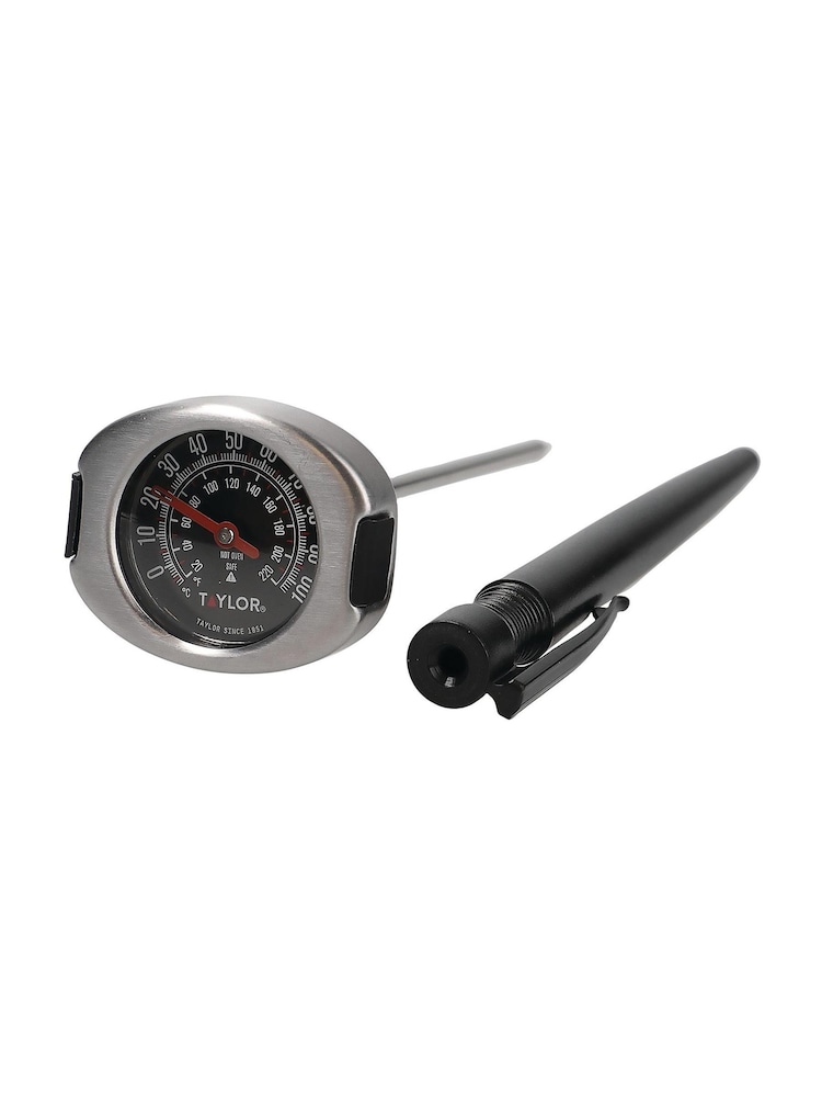 Silver Instant Read Probe Thermometer - Image 1 of 2 Silver Instant Read Probe Thermometer - Image 1 of 2