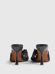 River Island Lace Peep Toe Mules - صورة 4 من 6