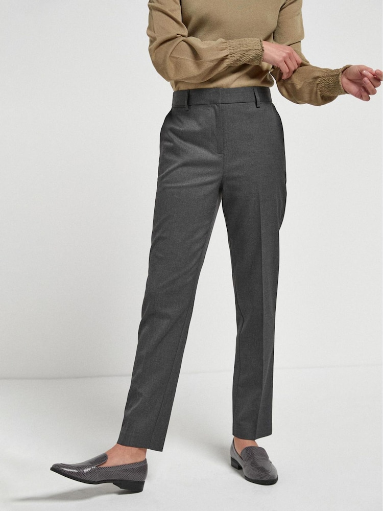 Charcoal Grey Tailored Slim Trousers - Image 2 of 5