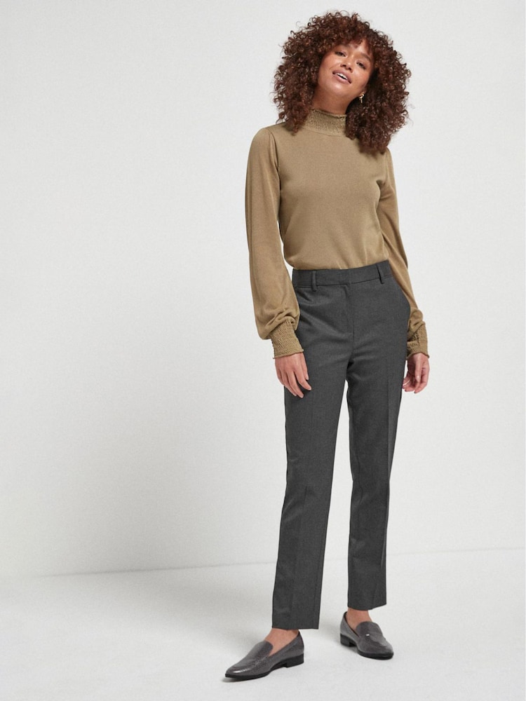 Charcoal Grey Tailored Slim Trousers - Image 5 of 5