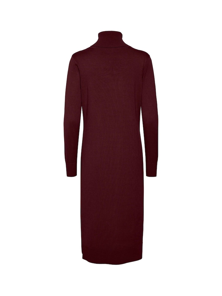 Saint Tropez Red Mila Rollneck Knitted Midi Dress - Image 5 of 5 Saint Tropez Red Mila Rollneck Knitted Midi Dress - Image 5 of 5