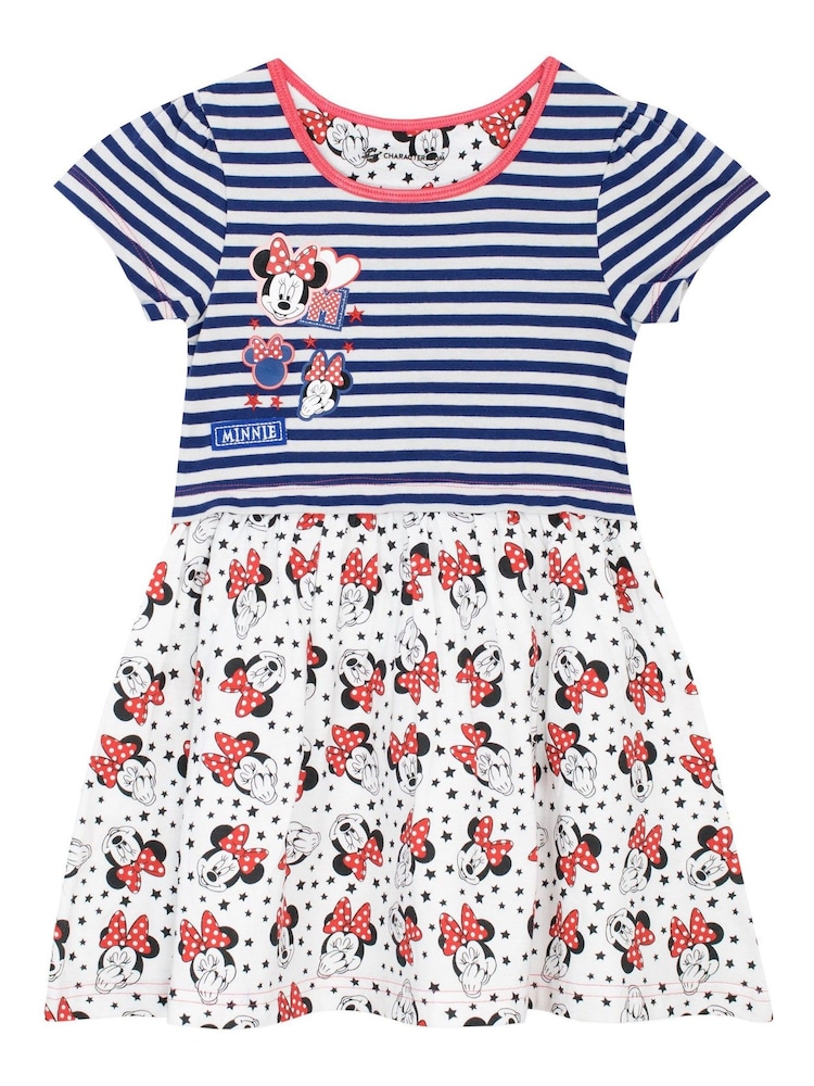 Character Blue Girls Disney Minnie Mouse Dress - Image 1 of 9