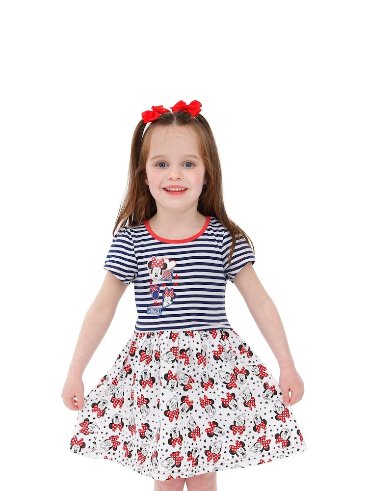 Character Blue Girls Disney Minnie Mouse Dress - Image 2 of 9