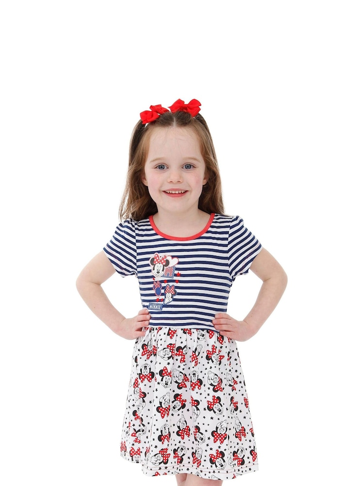 Character Blue Girls Disney Minnie Mouse Dress - Image 3 of 9