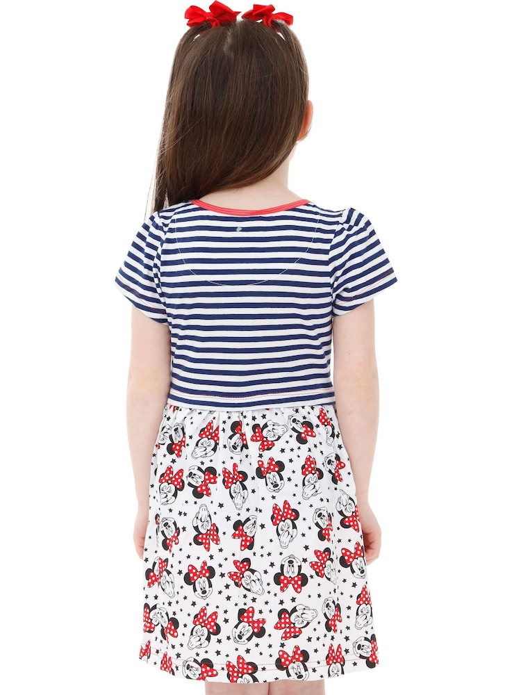 Character Blue Girls Disney Minnie Mouse Dress - Image 4 of 9