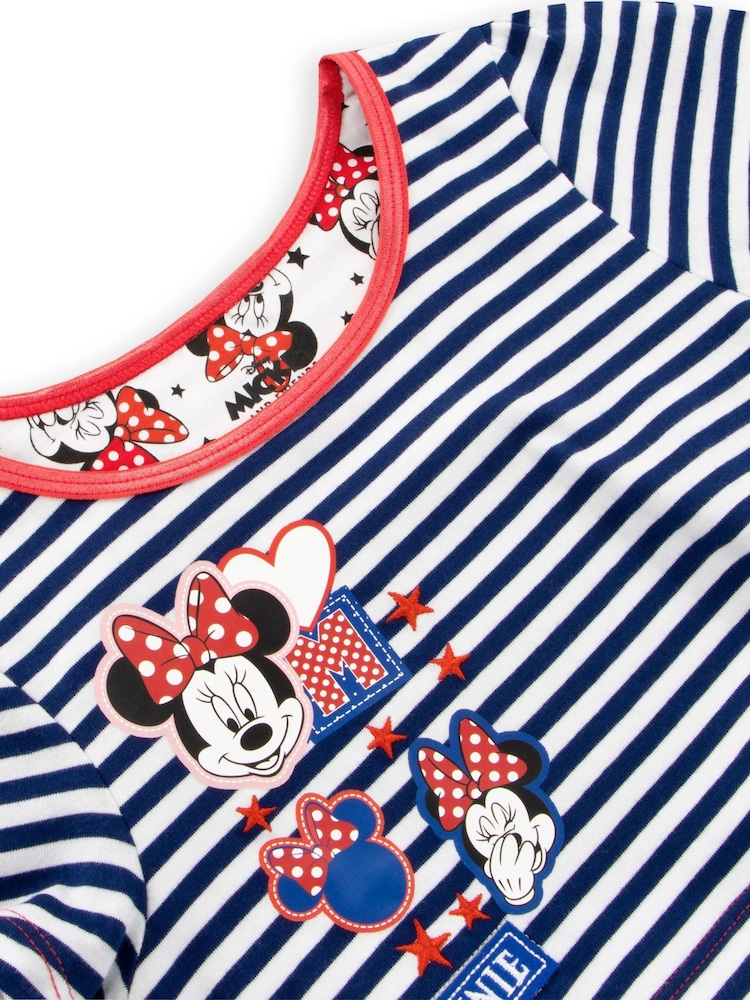 Character Blue Girls Disney Minnie Mouse Dress - Image 8 of 9