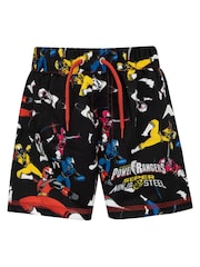 Character Red/Black Power Rangers Shorts and Top Top & Shorts Set - Image 3 of 4