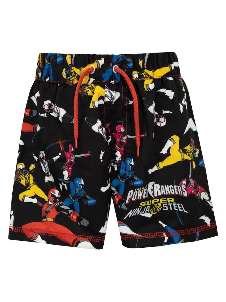 Character Red/Black Power Rangers Shorts and Top Top & Shorts Set - Image 3 of 4