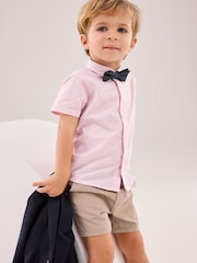 Navy Blazer, Shirt, Short & Bow Tie Set (3mths-9yrs) - Image 4 of 8