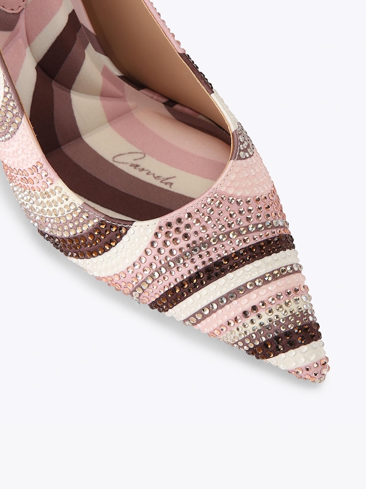 Carvela Pink Caramella Sling Court Shoes - Image 5 of 5 Carvela Pink Caramella Sling Court Shoes - Image 5 of 5